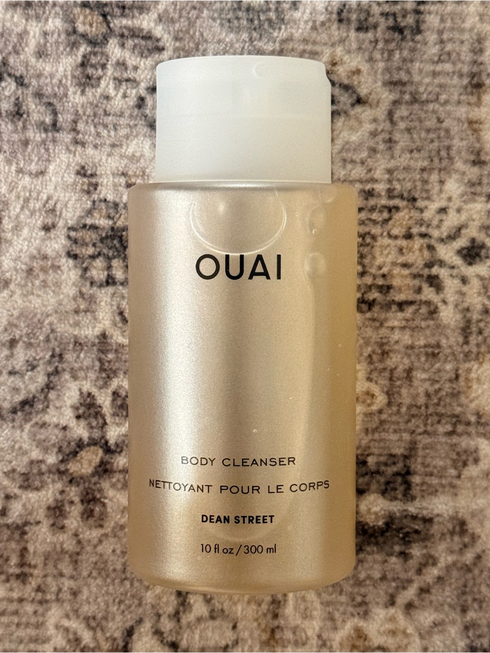 OUAI Dean Street Body Cleanser — Champagne Gold Bottle